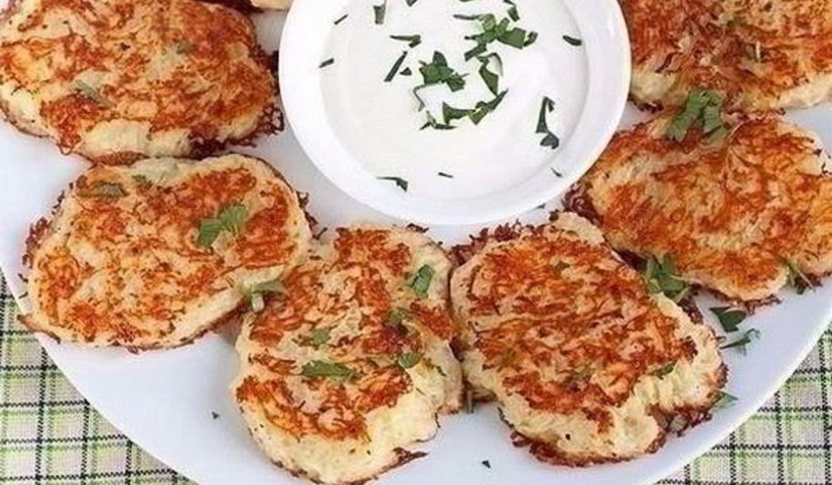 Рецепт простых картофельных драников с луком