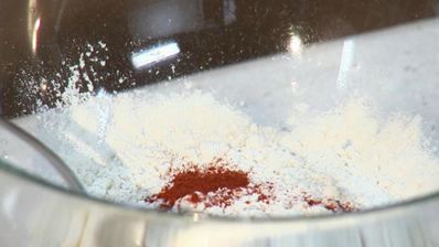 сэндвич с консервированной ветчиной и драником