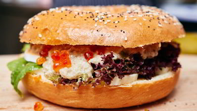 бейгл с форшмаком