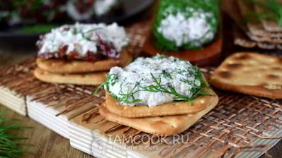 форшмак с творожным сыром