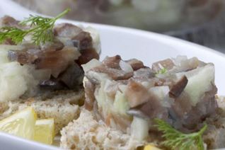 Форшмак с яблоками