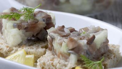 форшмак с яблоками