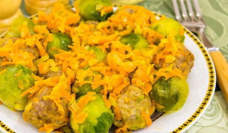 Рецепт брюссельской капусты с фрикадельками