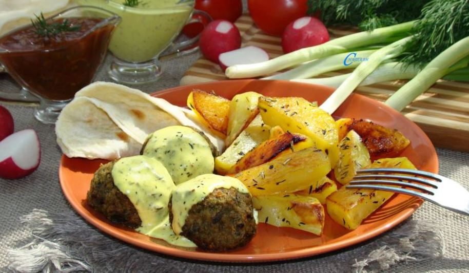 Рецепт фрикаделек из баклажана и белой фасоли