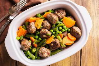 Фрикадельки из баранины с курагой