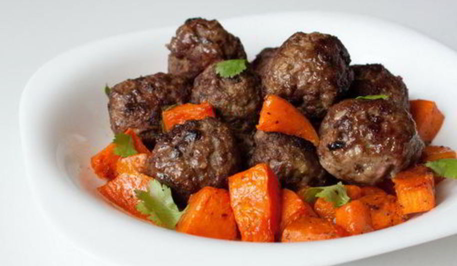 Рецепт фрикаделек из говядины с печеной тыквой