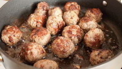 фрикадельки из говядины с печеной тыквой