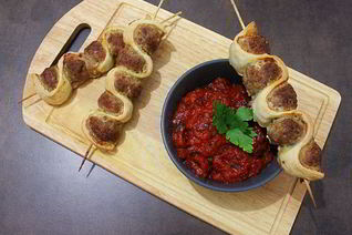 Фрикадельки на шпажках