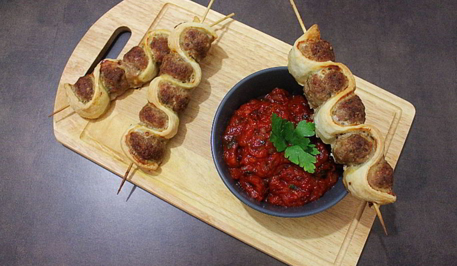 Рецепт фрикаделек на шпажках