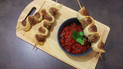 фрикадельки на шпажках