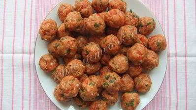 фрикадельки с булгуром по-арамейски