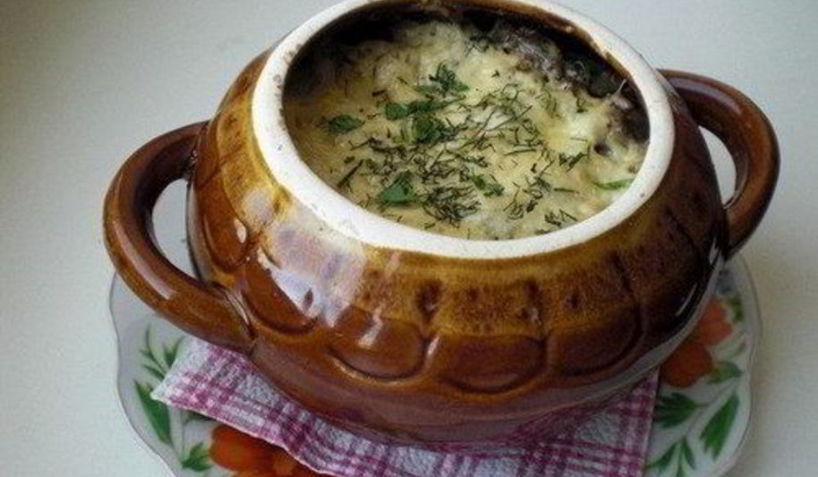 Рецепт фрикаделек с грибами и картофелем под сыром