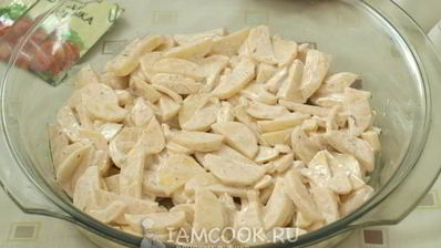 фрикадельки с картошкой в духовке