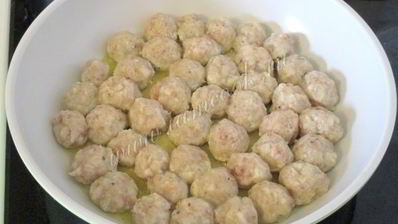 фрикадельки с рисом