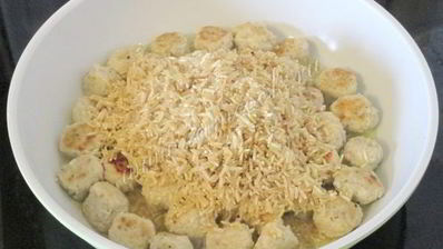 фрикадельки с рисом