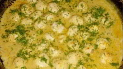 фрикадельки в грибном соусе