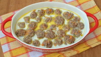 фрикадельки в сливочном соусе