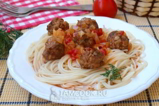 Фрикадельки в томатном соусе