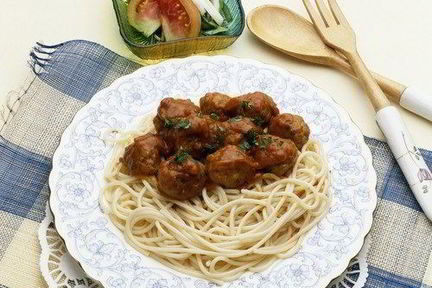 Куриные фрикадельки в соевом соусе