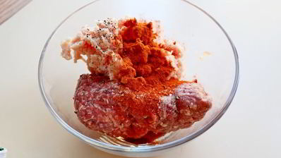 нут с овощами и фрикадельками