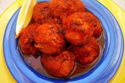 Рыбные фрикадельки в имбирном соусе