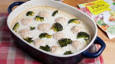 рыбные фрикадельки в сметанном соусе