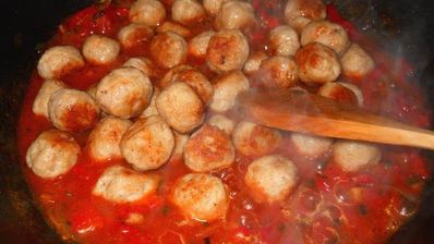 спагетти с фрикадельками леди и бродяга