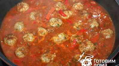 спагетти с фрикадельками sugo