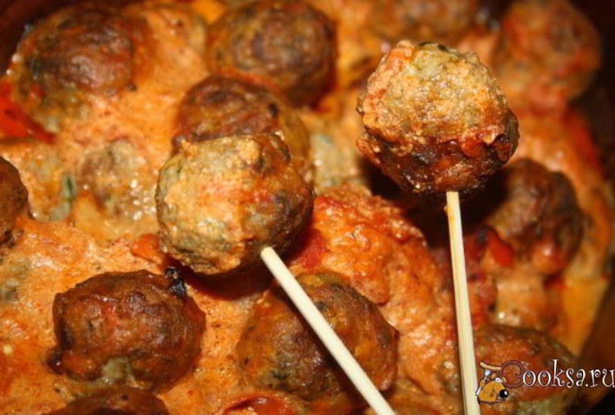 Запеченные фрикадельки Для дружной компании