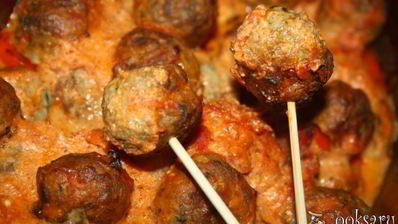 запеченные фрикадельки для дружной компании