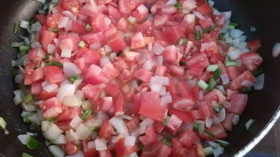 гарнир из кабачков и баклажанов