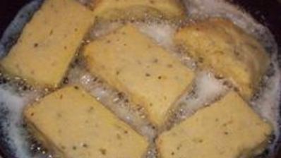 гарнир из кукурузной крупы с сыром