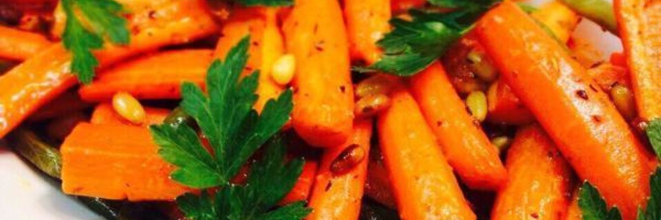 Гарнир из моркови и стручковой фасоли