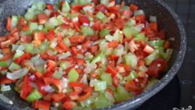 гарнир из перловки с овощами