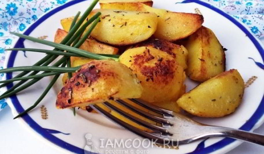 Рецепт ароматного картофеля с розмарином и апельсином
