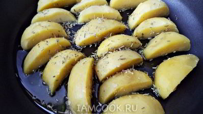 ароматный картофель с розмарином и апельсином