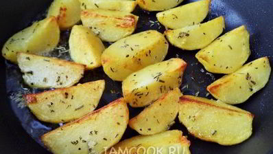 ароматный картофель с розмарином и апельсином