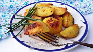 ароматный картофель с розмарином и апельсином