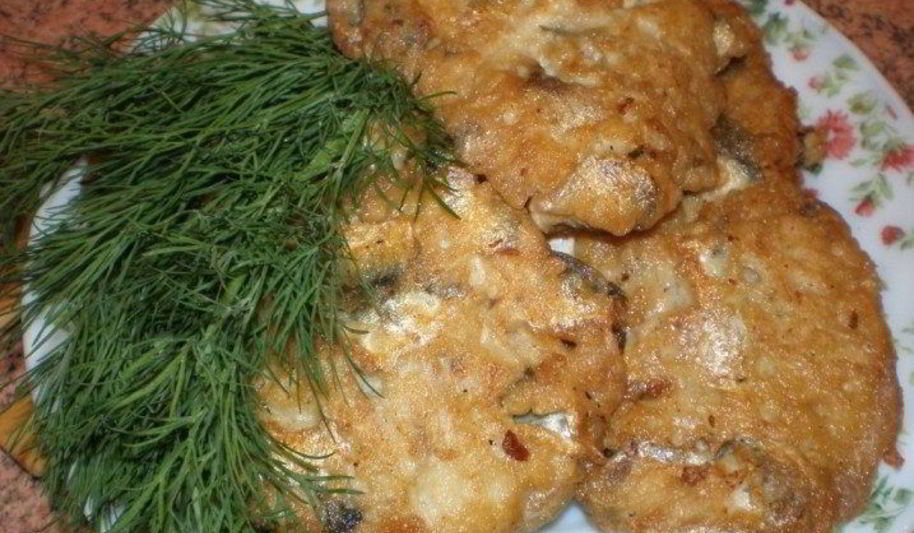 Рецепт биточков из тюльки по-одесски