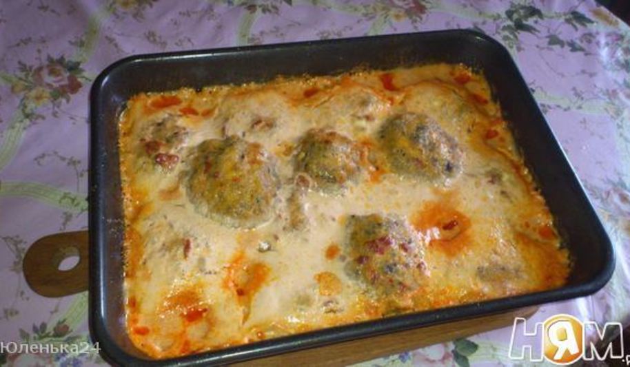 Рецепт гречневых крокетов под соусом