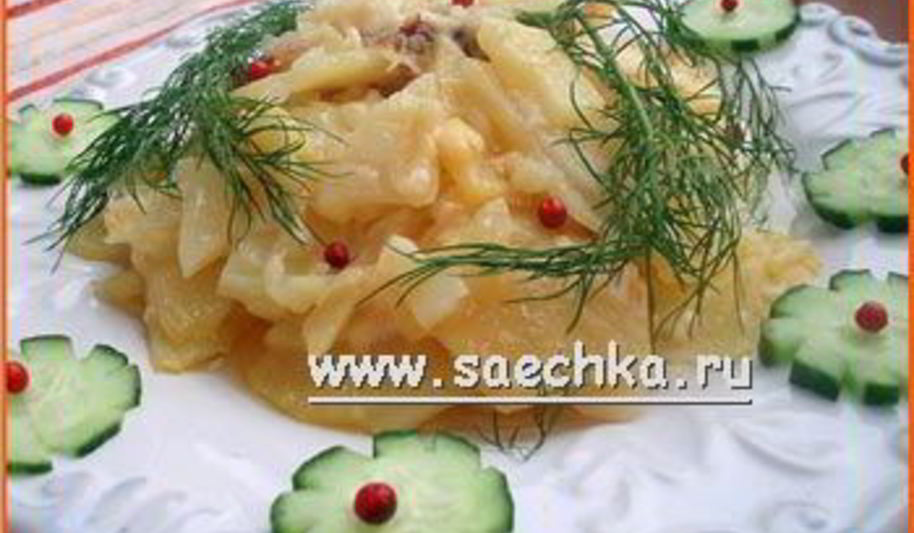 Рецепт картофеля по-лионски