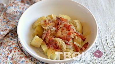 картофель с беконом
