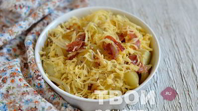 картофель с беконом