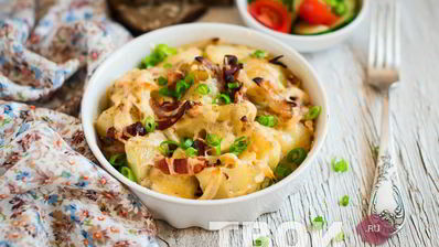 картофель с беконом