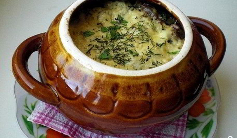 Рецепт картофеля с грибами в горшочках