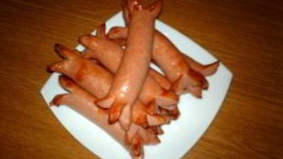 картофель с сосисками в духовке