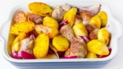 картофель со свининой по-домашнему