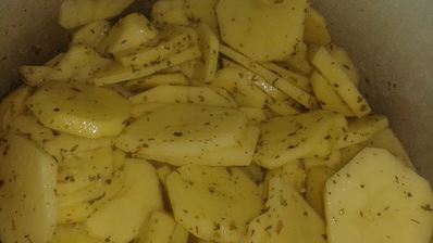 картофель в молоке