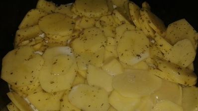 картофель в молоке