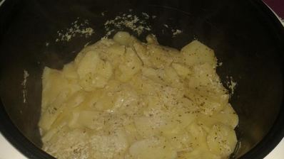 картофель в молоке